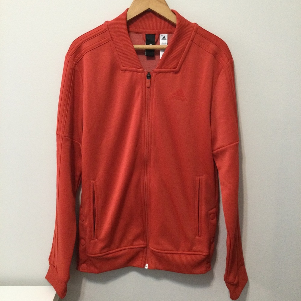 ADIDAS womens XS track jacket training sporty full zip up front athletic girls